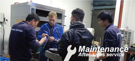 メンテナンス　アフターサービス